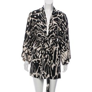 ISSA Silk Printed Dress